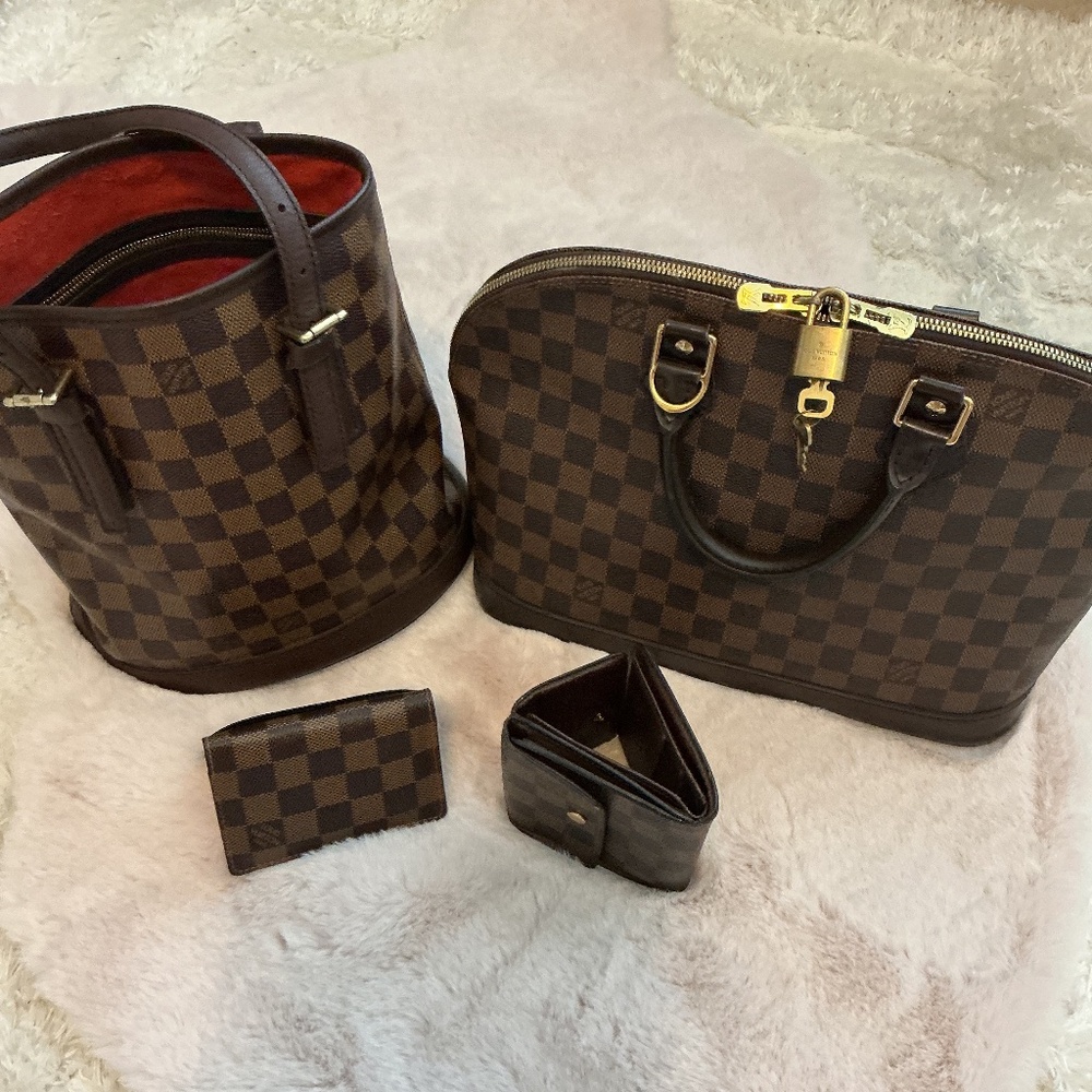 LOUIS VUITTON 4 PIECE BUNDLE DEAL ALL AUTHENTIC
